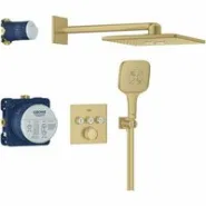 Душевая система GROHE Grohtherm SmartControl с термостатом для душа, холодный рассвет матовый (34864GN0)