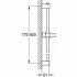Душевая штанга GROHE Tempesta, 900 мм, хром (27524001) Душевая штанга GROHE Tempesta, 900 мм, хром (27524001)
