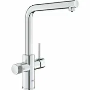 Смеситель для кухонной мойки GROHE Blue Pure Minta с функцией фильтрации, без фильтра в комплекте, хром (30600000)