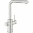 Смеситель для кухонной мойки GROHE Blue Pure Minta c вытяжным изливом, функцией фильтрации, без фильтра в комплекте, суперсталь (30601DC0) Смеситель для кухонной мойки GROHE Blue Pure Minta c вытяжным изливом, функцией фильтрации, без фильтра в комплекте, суперсталь (30601DC0)