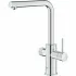 Смеситель для кухонной мойки GROHE Blue Pure Minta c вытяжным изливом, функцией фильтрации, без фильтра в комплекте, хром (30601000) Смеситель для кухонной мойки GROHE Blue Pure Minta c вытяжным изливом, функцией фильтрации, без фильтра в комплекте, хром (30601000)