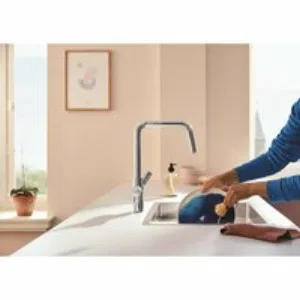 Смеситель для кухонной мойки GROHE Blue Pure Start с функцией фильтрации, без фильтра в комплекте, хром (30595000) Смеситель для кухонной мойки GROHE Blue Pure Start с функцией фильтрации, без фильтра в комплекте, хром (30595000)