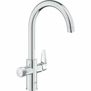 Смеситель для кухонной мойки GROHE Blue Pure StartCurve с функцией фильтрации, без фильтра в комплекте, хром (30592000)