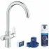 Смеситель для кухонной мойки GROHE Blue Pure StartCurve с функцией фильтрации, с угольным фильтром в комплекте, хром (30593000) Смеситель для кухонной мойки GROHE Blue Pure StartCurve с функцией фильтрации, с угольным фильтром в комплекте, хром (30593000)