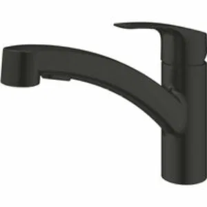 Смеситель для кухни GROHE Eurosmart с вытяжным душем, черный (303052431) Смеситель для кухни GROHE Eurosmart с вытяжным душем, черный (303052431)