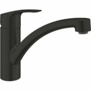 Смеситель для кухонной мойки GROHE Eurosmart с поворотным изливом, матовый черный (332812433) Смеситель для кухонной мойки GROHE Eurosmart с поворотным изливом, матовый черный (332812433)