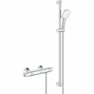 Термостат для душа GROHE Grohtherm 1000 с душевым гарнитуром, хром (34824005) Термостат для душа GROHE Grohtherm 1000 с душевым гарнитуром, хром (34824005)