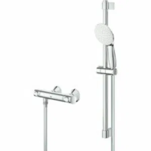 Термостат для душа GROHE Grohtherm 500 с душевым гарнитуром, хром (34796001) Термостат для душа GROHE Grohtherm 500 с душевым гарнитуром, хром (34796001)