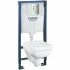 Комплект инсталляции GROHE Solido 4 в 1 с подвесным унитазом и сиденьем (39552000) Комплект инсталляции GROHE Solido 4 в 1 с подвесным унитазом и сиденьем (39552000)