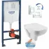 Комплект инсталляции GROHE Solido 4 в 1 с подвесным унитазом и сиденьем (39552000) Комплект инсталляции GROHE Solido 4 в 1 с подвесным унитазом и сиденьем (39552000)