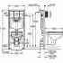 Комплект инсталляции GROHE Solido 4 в 1 с подвесным унитазом и сиденьем (39552000) Комплект инсталляции GROHE Solido 4 в 1 с подвесным унитазом и сиденьем (39552000)