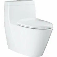 Унитаз напольный безободковый GROHE Projectline с бачком и сиденьем c микролифтом, альпин-белый (39316000)