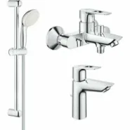 Готовый комплект для ванной комнаты GROHE BauLoop, хром (NB0064)