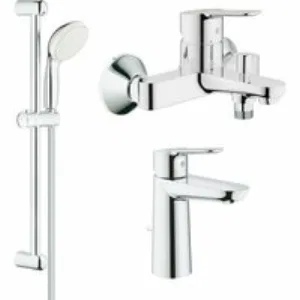 Готовый комплект для ванной комнаты GROHE BauEdge, хром (NB0065) Готовый комплект для ванной комнаты GROHE BauEdge, хром (NB0065)