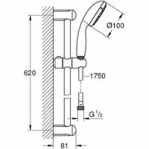 Готовый комплект для ванной комнаты GROHE BauEdge, хром (NB0065) Готовый комплект для ванной комнаты GROHE BauEdge, хром (NB0065)