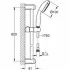 Готовый комплект для ванной комнаты GROHE BauEdge, хром (NB0065) Готовый комплект для ванной комнаты GROHE BauEdge, хром (NB0065)