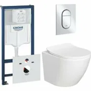 Комплект инсталляции GROHE NW0145/S с унитазом AQUAme AQM2002PRO и сиденьем с микролифтом (NW0183)