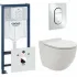 Комплект инсталляции GROHE NW0145/S с унитазом AQUAme AQM2006 и сиденьем с микролифтом (NW0185) Комплект инсталляции GROHE NW0145/S с унитазом AQUAme AQM2006 и сиденьем с микролифтом (NW0185)