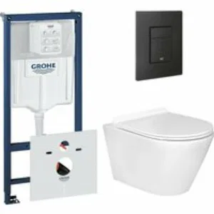 Комплект инсталляции GROHE 38811KF0 с унитазом Aquatek АЛЬФА и сиденьем с микролифтом (NW0193) Комплект инсталляции GROHE 38811KF0 с унитазом Aquatek АЛЬФА и сиденьем с микролифтом (NW0193)