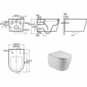 Комплект инсталляции GROHE NW0145/S с унитазом Aquatek БЕТТА и сиденьем с микролифтом (NW0201) Комплект инсталляции GROHE NW0145/S с унитазом Aquatek БЕТТА и сиденьем с микролифтом (NW0201)