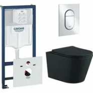 Комплект инсталляции GROHE NW0145/S с унитазом Aquatek ВЕГА и сиденьем с микролифтом (NW0204)
