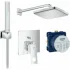 Душевая система GROHE Euphoria Cube со смесителем для душа, хром (NB0067) Душевая система GROHE Euphoria Cube со смесителем для душа, хром (NB0067)