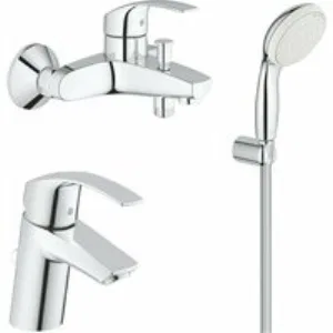 Готовый комплект для ванной комнаты GROHE Eurosmart, хром (NB0068) Готовый комплект для ванной комнаты GROHE Eurosmart, хром (NB0068)
