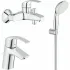 Готовый комплект для ванной комнаты GROHE Eurosmart, хром (NB0068) Готовый комплект для ванной комнаты GROHE Eurosmart, хром (NB0068)