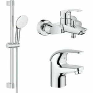 Готовый комплект для ванной комнаты GROHE Tempesta, хром (NB0077) Готовый комплект для ванной комнаты GROHE Tempesta, хром (NB0077)