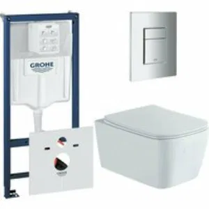 Комплект инсталляции GROHE 38775001 с унитазом Aquatek ЛИБРА New и сиденьем с микролифтом (NW0147) Комплект инсталляции GROHE 38775001 с унитазом Aquatek ЛИБРА New и сиденьем с микролифтом (NW0147)