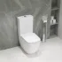 Унитаз-компакт с бачком и сиденьем микролифт GROHE Clova, альпин-белый (39909000) Унитаз-компакт с бачком и сиденьем микролифт GROHE Clova, альпин-белый (39909000)