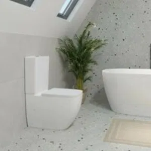 Унитаз-компакт с бачком и сиденьем микролифт GROHE Clova, альпин-белый (39909000) Унитаз-компакт с бачком и сиденьем микролифт GROHE Clova, альпин-белый (39909000)