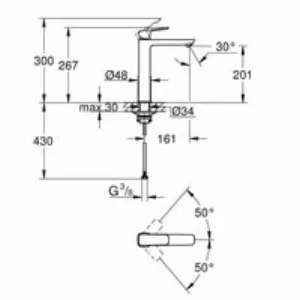 Смеситель для раковины GROHE Cubeo, XL-size, хром (1017290000) Смеситель для раковины GROHE Cubeo, XL-size, хром (1017290000)