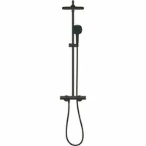 Душевая система GROHE Tempesta System 250 Cube с термостатом для душа, черный (266892431) Душевая система GROHE Tempesta System 250 Cube с термостатом для душа, черный (266892431)
