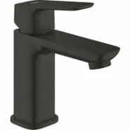 Смеситель для раковины GROHE Cubeo с донным клапаном, S-size, черный матовый (1017322430)