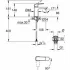 Смеситель для раковины GROHE Cubeo с донным клапаном, S-size, черный матовый (1017322430) Смеситель для раковины GROHE Cubeo с донным клапаном, S-size, черный матовый (1017322430)