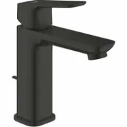 Смеситель для раковины GROHE Cubeo с донным клапаном, M-size, черный матовый (1017562430)