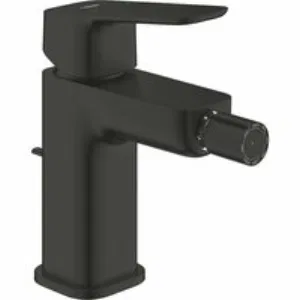 Смеситель для биде GROHE Cubeo с донным клапаном, S-size, черный матовый (1018102430) Смеситель для биде GROHE Cubeo с донным клапаном, S-size, черный матовый (1018102430)