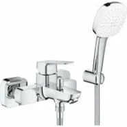 Смеситель для ванны GROHE Cubeo с ручным душем, хром (1018140000)