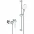 Смеситель для душа с душевым гарнитуром GROHE Cubeo, хром (1018250000) Смеситель для душа с душевым гарнитуром GROHE Cubeo, хром (1018250000)
