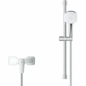 Смеситель для душа с душевым гарнитуром GROHE Cubeo, хром (1018250000) Смеситель для душа с душевым гарнитуром GROHE Cubeo, хром (1018250000)