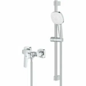 Смеситель для душа с душевым гарнитуром GROHE Cubeo, хром (1018250000) Смеситель для душа с душевым гарнитуром GROHE Cubeo, хром (1018250000)