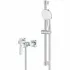 Смеситель для душа с душевым гарнитуром GROHE Cubeo, хром (1018250000) Смеситель для душа с душевым гарнитуром GROHE Cubeo, хром (1018250000)