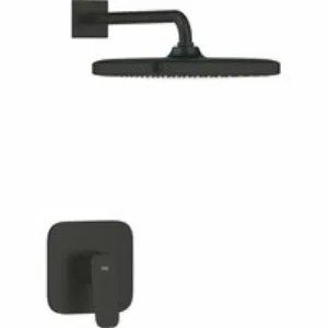 Душевая система GROHE Cubeo со смесителем для душа, черный матовый (1053342430) Душевая система GROHE Cubeo со смесителем для душа, черный матовый (1053342430)