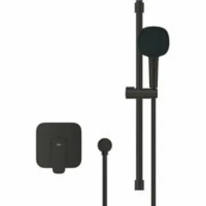 Душевая система GROHE Cubeo со смесителем для душа, черный матовый (1053352430) Душевая система GROHE Cubeo со смесителем для душа, черный матовый (1053352430)