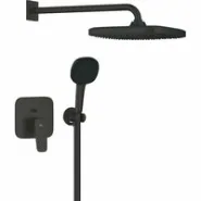 Душевая система GROHE Cubeo со смесителем для душа, черный матовый (1053362430)