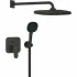 Душевая система GROHE Cubeo со смесителем для душа, черный матовый (1053362430) Душевая система GROHE Cubeo со смесителем для душа, черный матовый (1053362430)