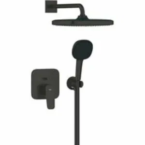 Душевая система GROHE Cubeo со смесителем для душа, черный матовый (1053362430) Душевая система GROHE Cubeo со смесителем для душа, черный матовый (1053362430)