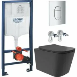 Комплект инсталляции GROHE Rapid SL NW0145/S с унитазом Aqueduto MACIO Plus MACT0240 и сиденьем с микролифтом (NW0214) Комплект инсталляции GROHE Rapid SL NW0145/S с унитазом Aqueduto MACIO Plus MACT0240 и сиденьем с микролифтом (NW0214)