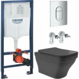 Комплект инсталляции GROHE Rapid SL NW0145/S с унитазом Aqueduto ESTETA EST0140 и сиденьем с микролифтом (NW0215) Комплект инсталляции GROHE Rapid SL NW0145/S с унитазом Aqueduto ESTETA EST0140 и сиденьем с микролифтом (NW0215)